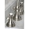 Kingston Brass KS2988BAL Heirloom Widespread Bathroom Faucet W/ Brass Pop-Up, Nickel KS2988BAL - alternate 4